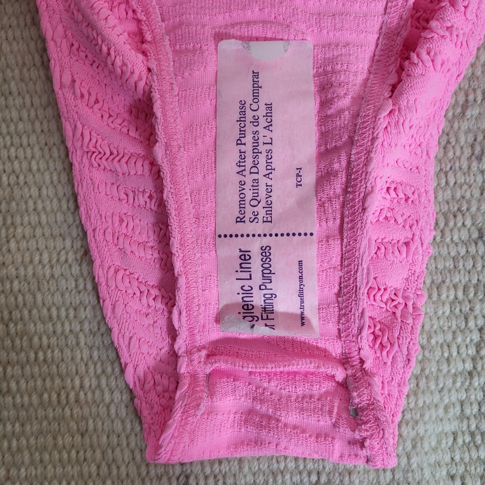 NWOT Bond-Eye Fane One Piece Swimsuit in Pink Tiger - Picture 6 of 8